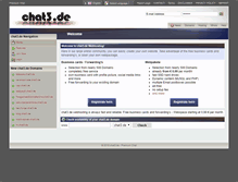 Tablet Screenshot of chat3.de